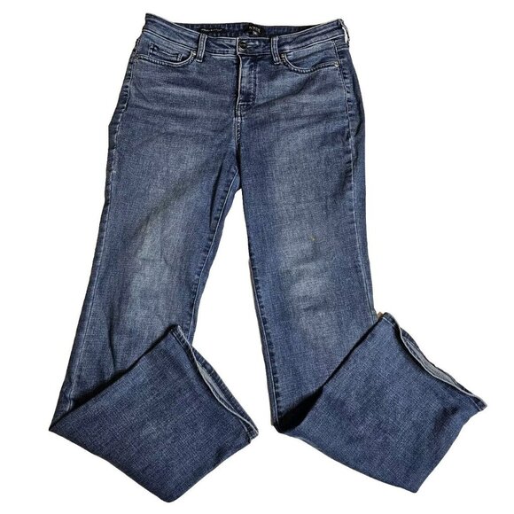 NYDJ Denim - NYDJ Barbara Bootcut Lift & Tuck Denim Jeans 10JP Acid Washed